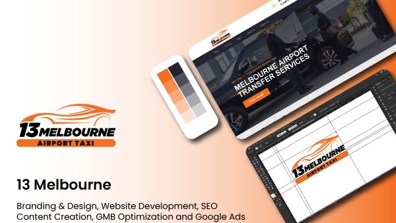 13 Melbourne Airport Taxi — Digital Marketing Case Study — MH Tech Solutions