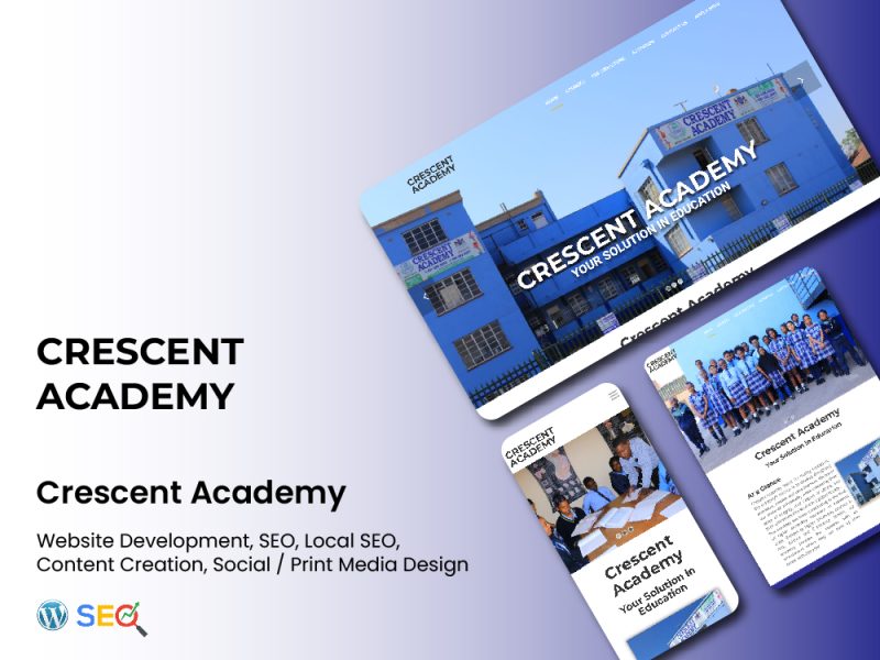 Project overview​ Crescent Academy — Digital Marketing Case Study — MH Tech Solutions