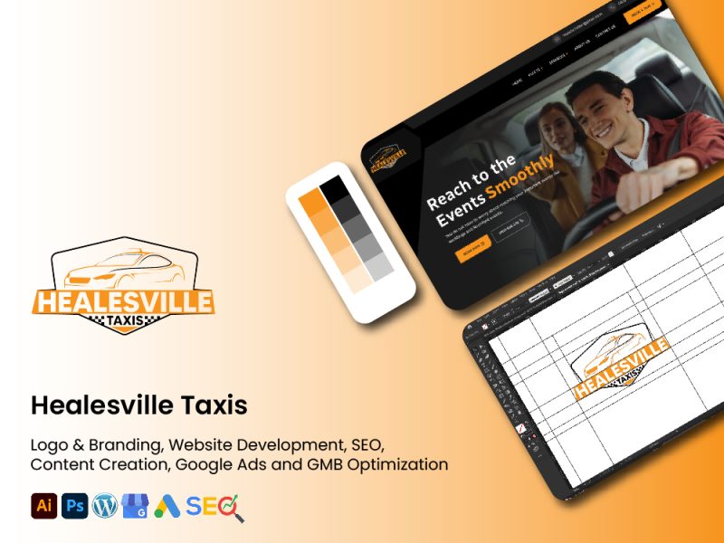 Healesville Taxis — Digital Marketing Case Study — MH Tech Solutions