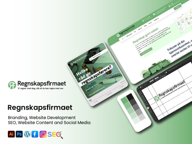 Project overview​ Regnskapsfirmaet — Digital Marketing Case Study — MH Tech Solutions