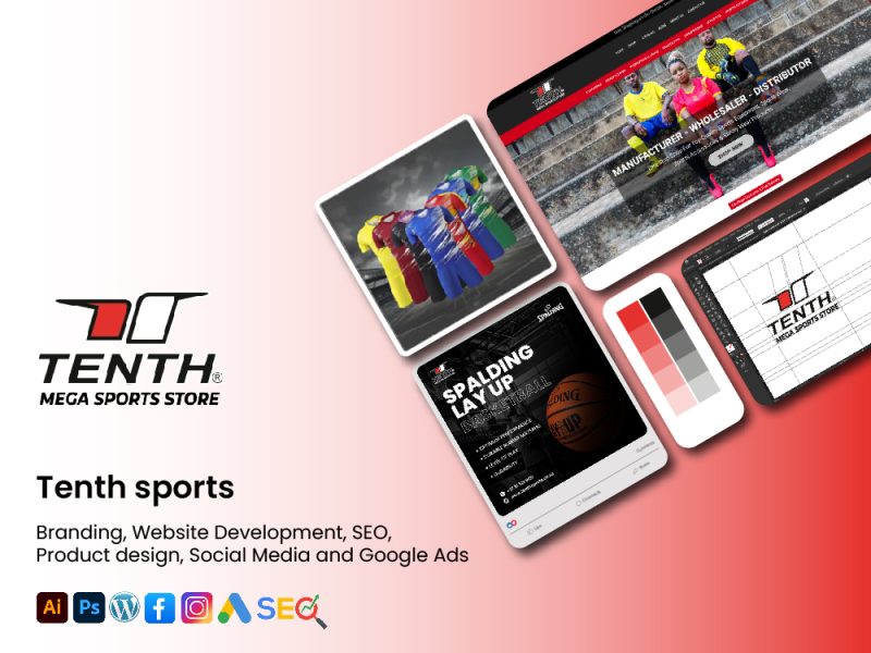 Project overview​ Tenth Sports — Digital Marketing Case Study — MH Tech Solutions