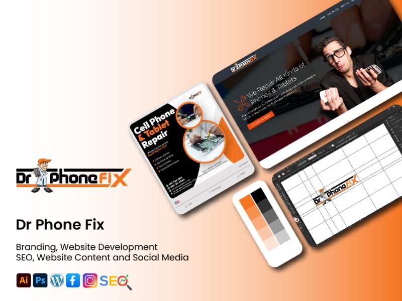 Project overview​ Dr Phone Fix — Digital Marketing Case Study — MH Tech Solutions