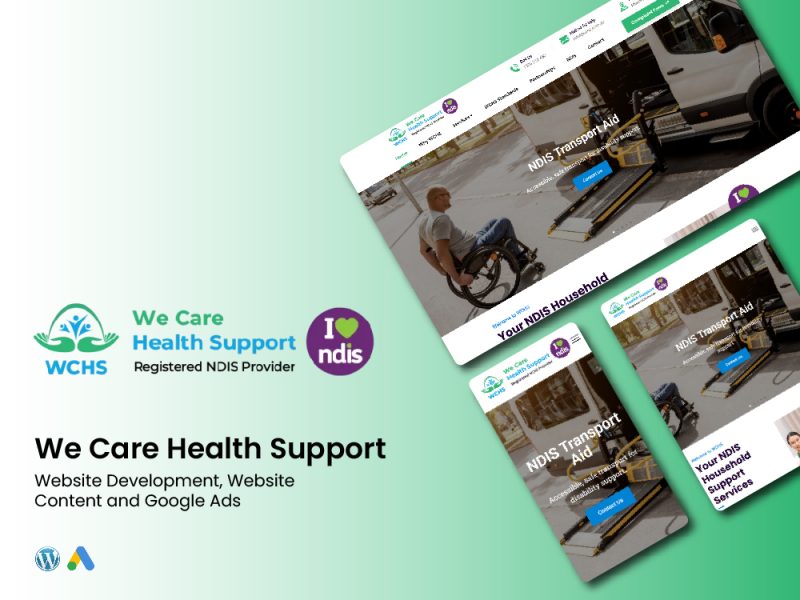 We Care Health Support — Digital Marketing Case Study — MH Tech Solutions