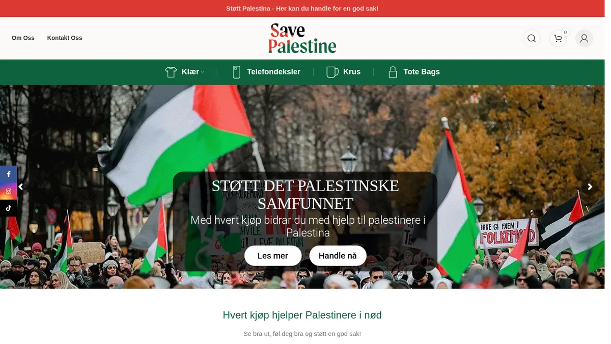 Save Palestine website, a case study by MH Tech Solutions